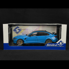 BMW M3 Performance 2024 Daytona Beach Blue 1/18 Solido S1814303