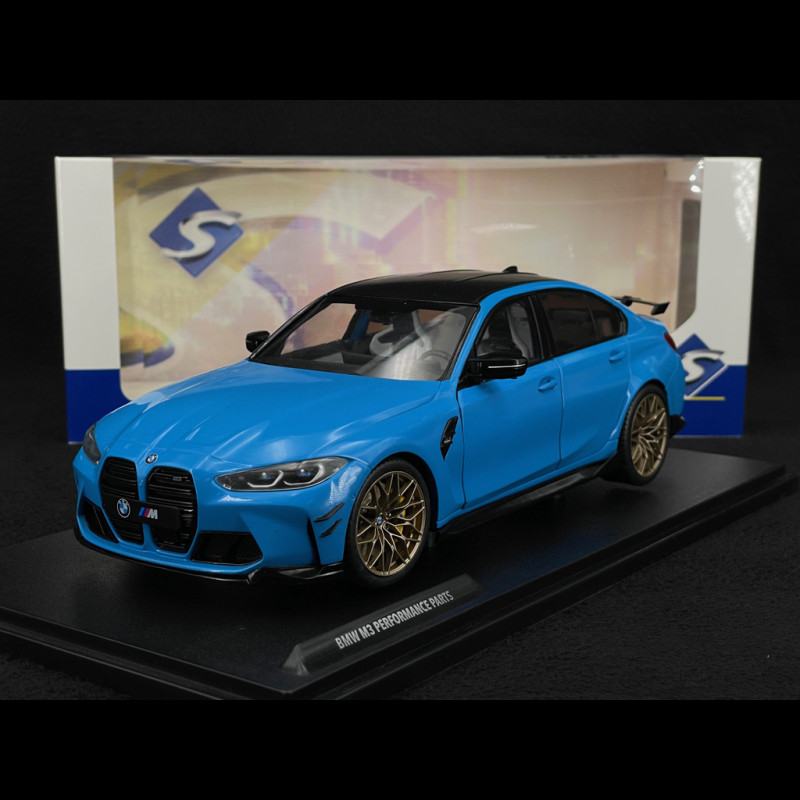 BMW M3 Performance 2024 Daytona Beach Blue 1/18 Solido S1814303