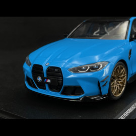 BMW M3 Performance 2024 Daytona Beach Blue 1/18 Solido S1814303