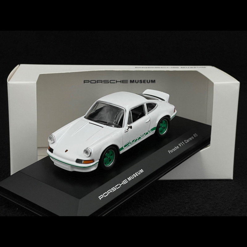 Porsche 911 Carrera RS 1973 weiß /grün 1/43 Welly MAP01997313