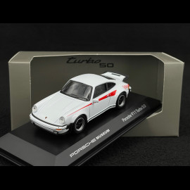 Porsche 911 Turbo 3.0 Typ 930 1975 Turbo 50 Edition Weiß / Rot 1/43 Welly MAP01993424