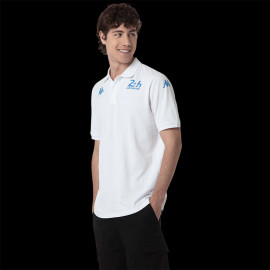 Poloshirt 24h Le Mans 2024 Kappa Weiß / Blau 351W47W-001 - Unisex
