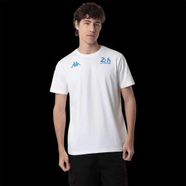 T-Shirt 24h Le Mans 2024 Kappa White / Blue 321Y6BW-001 - Unisex