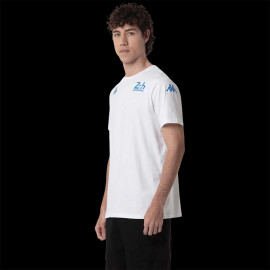 T-Shirt 24h Le Mans 2024 Kappa Weiß / Blau 321Y6BW-001 - Unisex