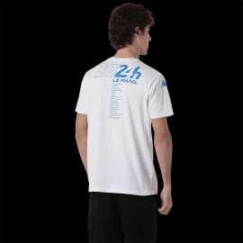 T-Shirt 24h Le Mans 2024 Kappa Weiß / Blau 321Y6BW-001 - Unisex