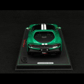Ferrari 296 Speciale n° 25 2025 Verde Nürburgring / White Stripes 1/18 BBR Models P18269A