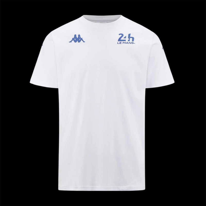 T-Shirt 24h Le Mans 2024 Kappa White / Blue 321Y6BW-001 - kids