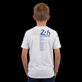 T-Shirt 24h Le Mans 2024 Kappa Weiß / Blau 321Y6BW-001 - kinder