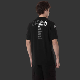 Polo Shirt 24h Le Mans 2024 Kappa Black / White 351W47W-005 - Unisex