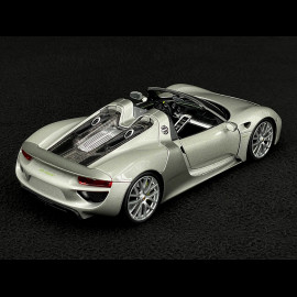 Porsche 918 Spyder 2014 Silver 1/24 Welly MAP02484824