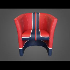 Tub Chair 24h Le Mans Red / Midnight Blue