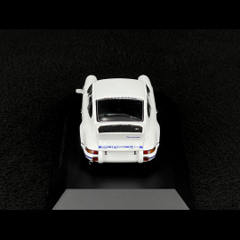 Porsche 911 Carrera RS 2.7 1972 Weiß / Blaue Streifen 1/43 Spark MAP02030225