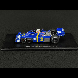Jody Scheckter Tyrrell P34 n° 3 Winner Swedish GP 1976 F1 1/43 Spark S7306