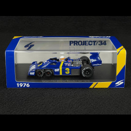 Jody Scheckter Tyrrell P34 n° 3 Winner Swedish GP 1976 F1 1/43 Spark S7306