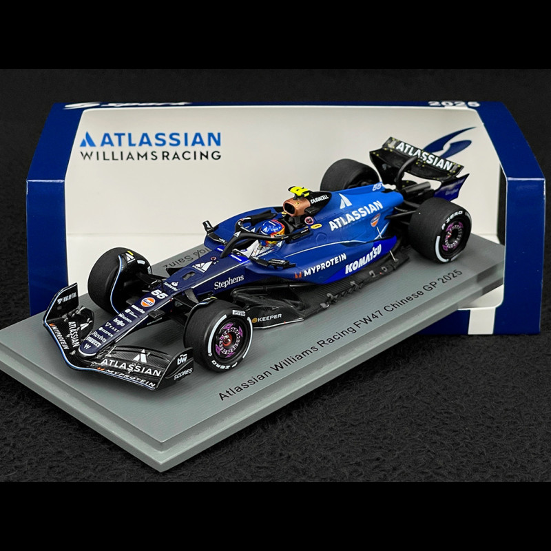 Carlos Sainz Williams FW47 n° 55 Chinese GP 2025 F1 1/43 Spark S9583