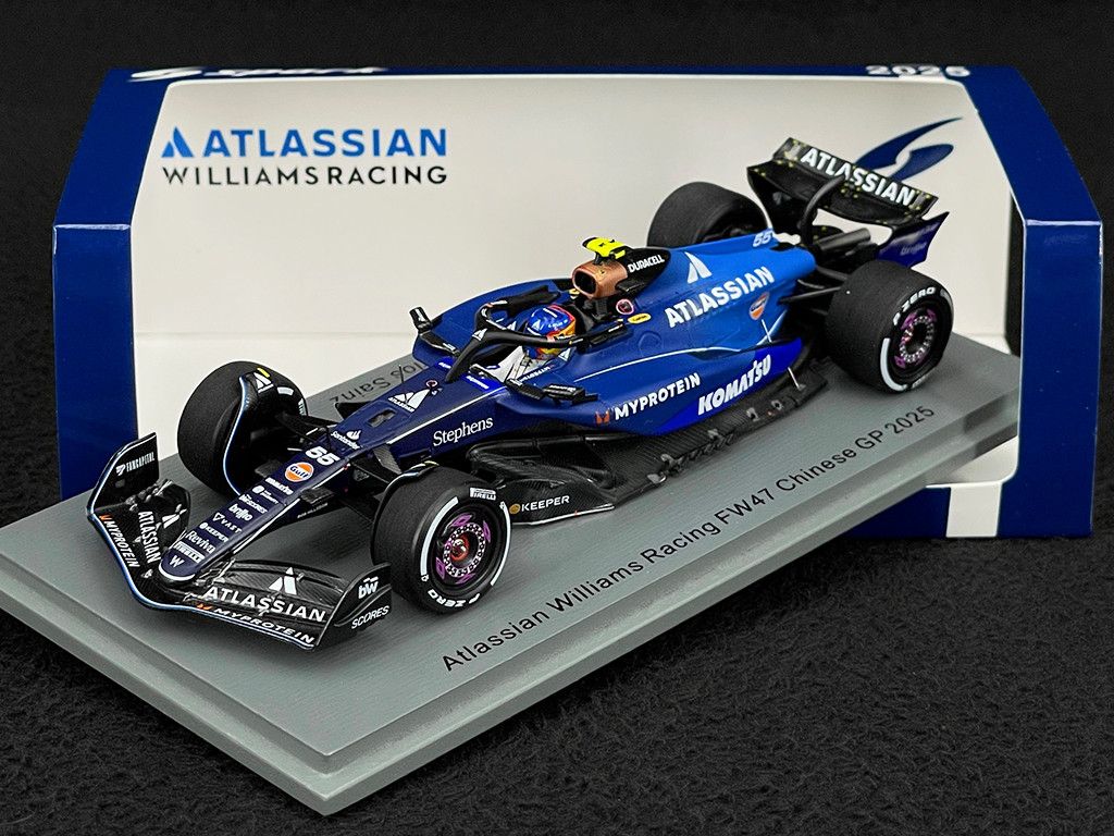 Carlos Sainz Williams FW47 n° 55 Chinese GP 2025 F1 1/43 Spark