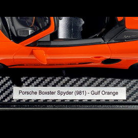 Porsche Boxster Spyder Type 981 "Nemo" 2016 RS Selection x Spark Gulf Orange 1/18 Spark 18RSF006