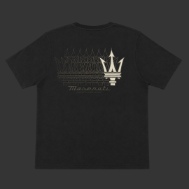 Maserati T-Shirt North Sails Trident Logo Black - Unisex