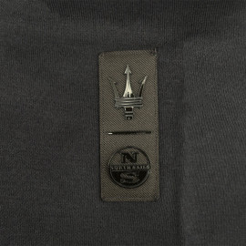 Maserati T-Shirt North Sails Trident Logo Schwarz - Unisex