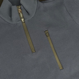 Maserati Zip-Up Pullover North Sails High Neck Navy Blue - Men's