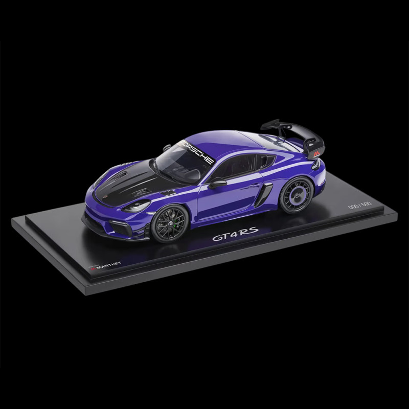 Porsche 718 Cayman GT4 RS Typ 982 2024 Kit Manthey Ultraviolett 1/18 Spark WAP0216030TCAY