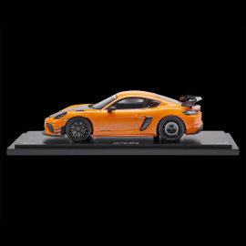Porsche 718 Cayman GT4 RS Type 982 2024 Kit Manthey Pastel Orange 1/18 Spark WAP0216040TCAY