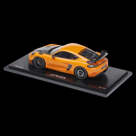 Porsche 718 Cayman GT4 RS Type 982 2024 Kit Manthey Pastel Orange 1/18 Spark WAP0216040TCAY