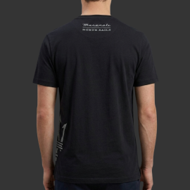 Maserati T-Shirt North Sails Trident Carbon Black - Unisex