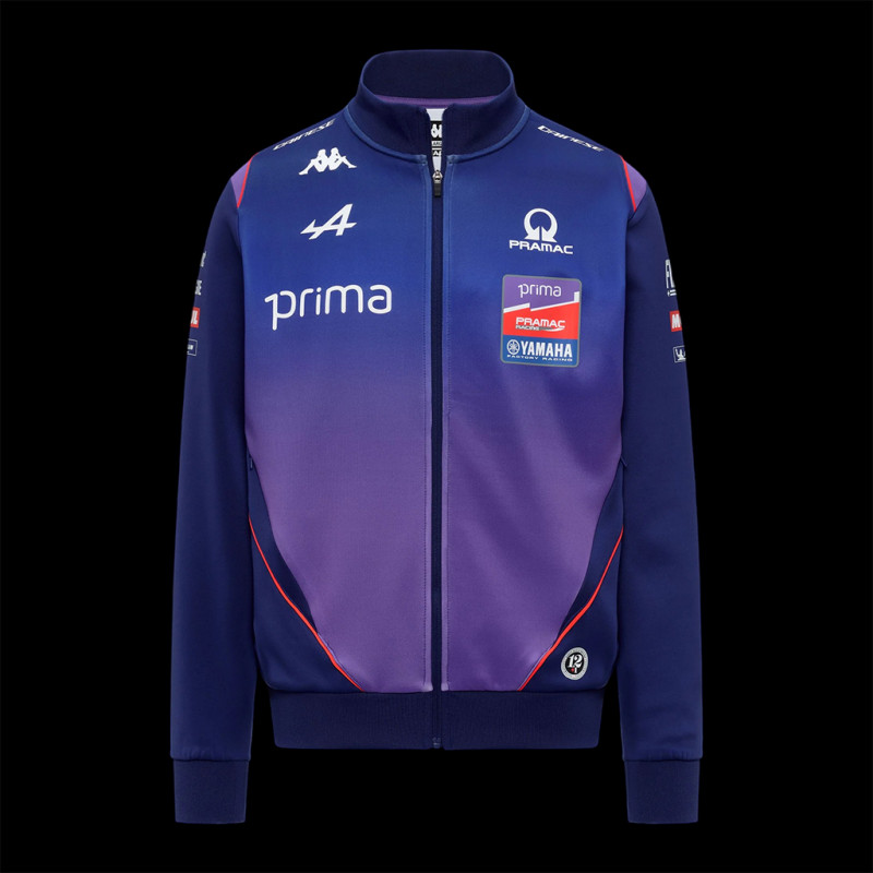 Pramac Racing Zip-Up Jacket MotoGP Blue / Dark Lavender Purple Kappa 322F39W - Unisex
