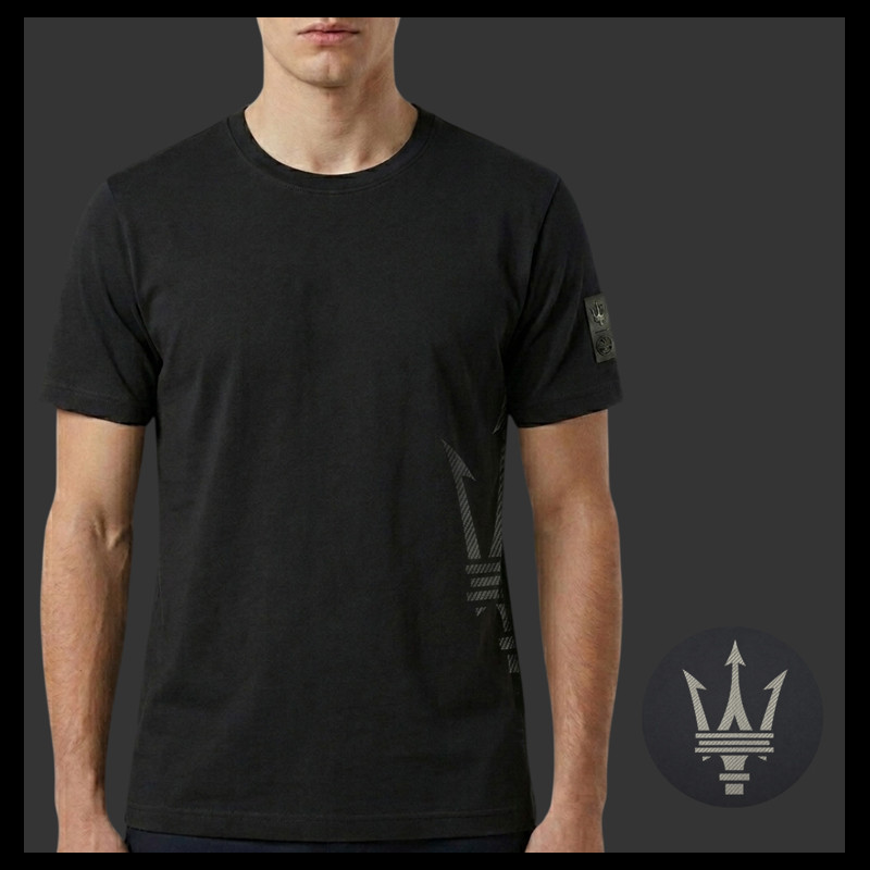 Maserati T-Shirt North Sails Trident Carbon Black - Unisex