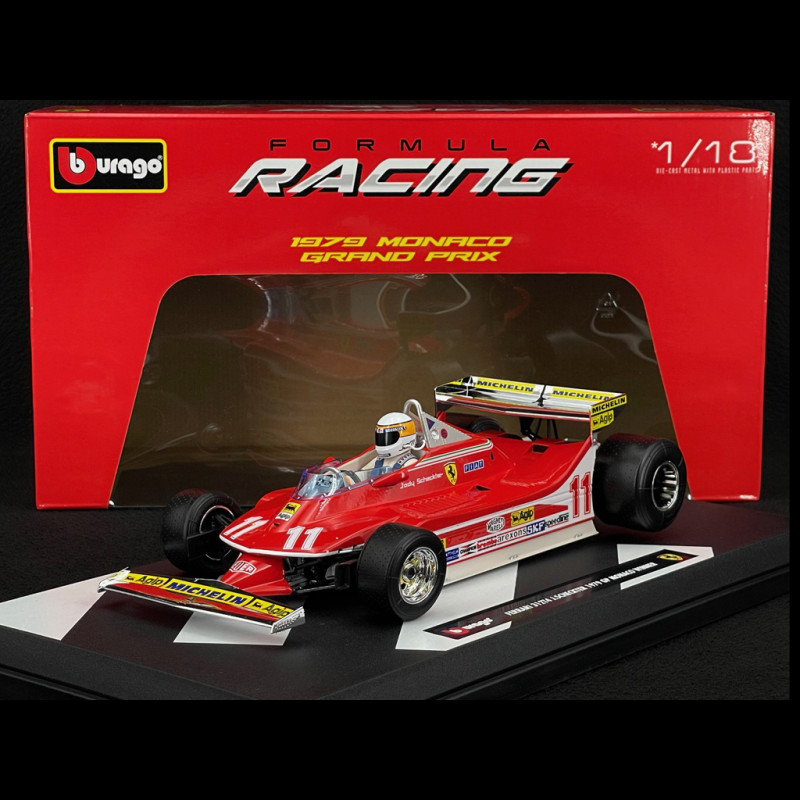 Jody Scheckter Ferrari 312 T4 n° 11 Winner Monaco GP 1979 F1 1/18 Bburago BU16814-180012