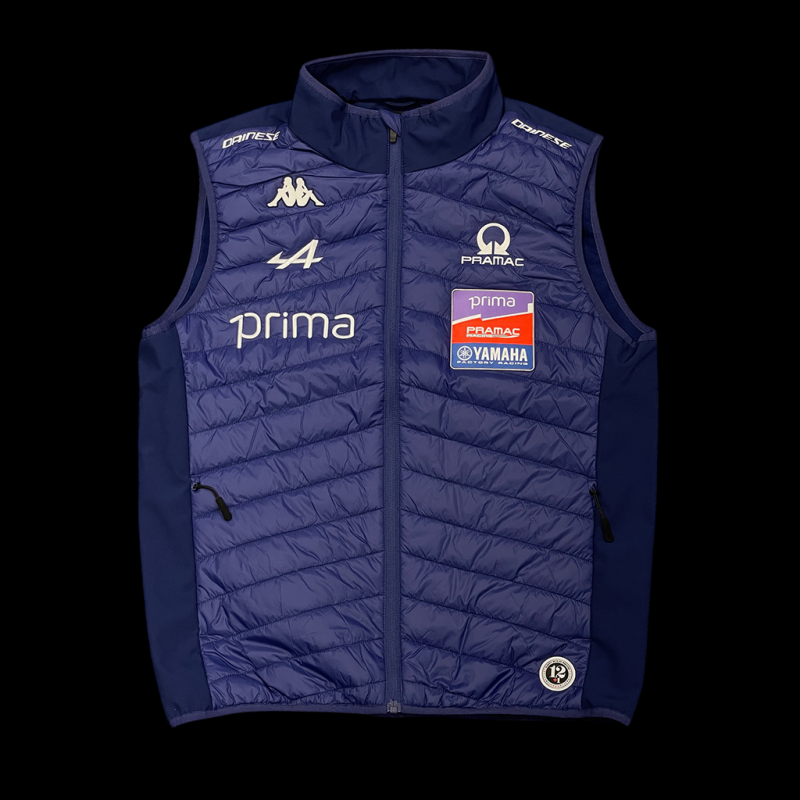 Pramac Racing Ärmellose Jacke MotoGP Blau / Dunkelviolett Kappa 352C55W - Unisex
