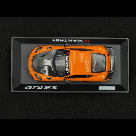 Porsche 718 Cayman GT4 RS Typ 982 2024 Kit Manthey Pastellorange 1/43 Spark WAP0206040TCAY