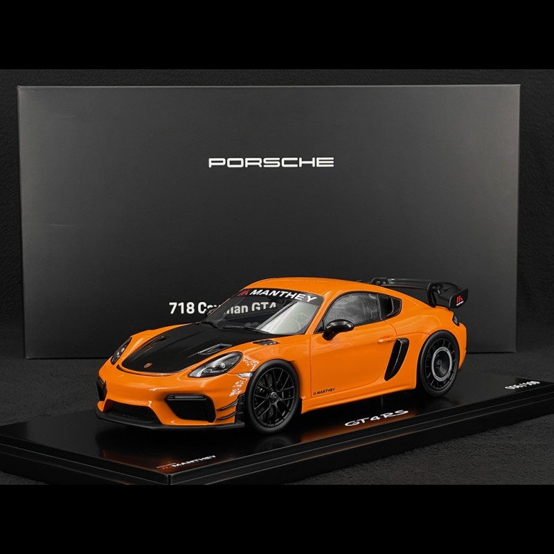 Porsche 718 Cayman GT4 RS Type 982 2024 Kit Manthey Pastel Orange 1/18 Spark WAP0216040TCAY