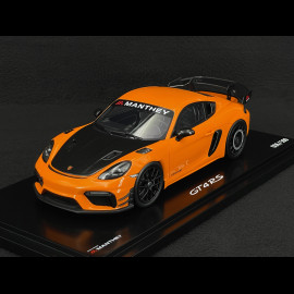 Porsche 718 Cayman GT4 RS Type 982 2024 Kit Manthey Pastel Orange 1/18 Spark WAP0216040TCAY