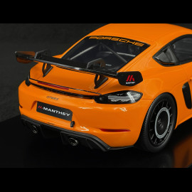 Porsche 718 Cayman GT4 RS Typ 982 2024 Kit Manthey Pastellorange 1/18 Spark WAP0216040TCAY