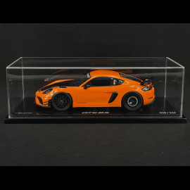 Porsche 718 Cayman GT4 RS Type 982 2024 Kit Manthey Pastel Orange 1/18 Spark WAP0216040TCAY