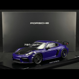 Porsche 718 Cayman GT4 RS Typ 982 2024 Kit Manthey Ultraviolett 1/18 Spark WAP0216030TCAY