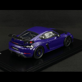Porsche 718 Cayman GT4 RS Typ 982 2024 Kit Manthey Ultraviolett 1/18 Spark WAP0216030TCAY