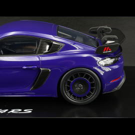 Porsche 718 Cayman GT4 RS Type 982 2024 Kit Manthey Ultraviolet 1/18 Spark WAP0216030TCAY