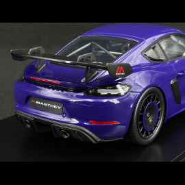 Porsche 718 Cayman GT4 RS Typ 982 2024 Kit Manthey Ultraviolett 1/18 Spark WAP0216030TCAY
