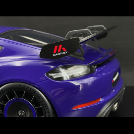 Porsche 718 Cayman GT4 RS Typ 982 2024 Kit Manthey Ultraviolett 1/12 Spark WAP0236030TCAY
