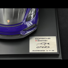 Porsche 718 Cayman GT4 RS Typ 982 2024 Kit Manthey Ultraviolett 1/12 Spark WAP0236030TCAY