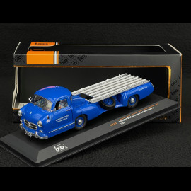 Mercedes-Benz Racing Transport Truck 1955 Blue Wonder 1/43 Ixo RAC342