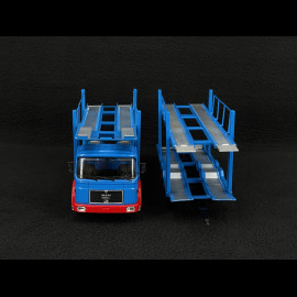 Man Autotransporter mit Auflieger 1970 Blau 1/43 Ixo TTRX034