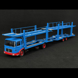 Man Autotransporter mit Auflieger 1970 Blau 1/43 Ixo TTRX034