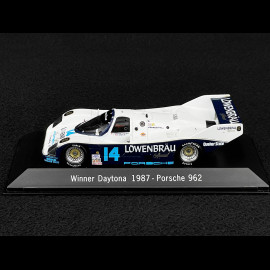 Porsche 962 Sieger Daytona 1987 n° 14 Löwenbräu 1/43 Spark MAP02028714