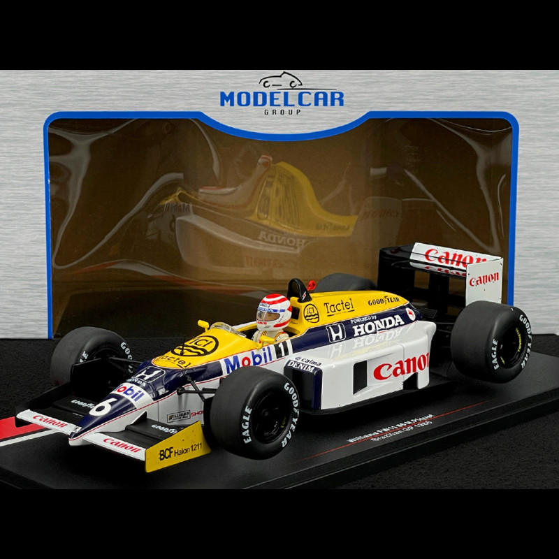 Nelson Piquet Williams FW11 n° 6 Winner Brazilian GP 1986 F1 1/18 MCG MCG18626