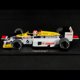 Nelson Piquet Williams FW11 n° 6 Winner Brazilian GP 1986 F1 1/18 MCG MCG18626