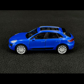 Porsche Macan Turbo 2019 Blue Friction Toy 1/38 Welly MAP01024015